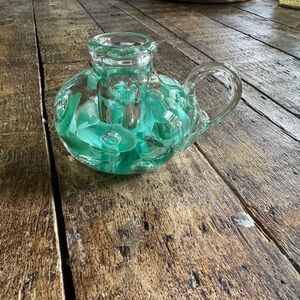 Vintage Joe St. Claire candlestick paperweight